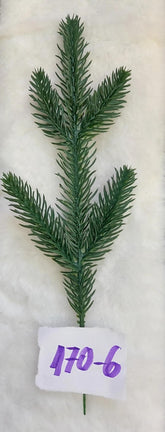 Crenguțe Artificiale de Brad verde 10 bucăți/set